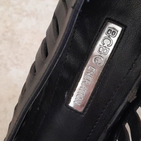 BCBGeneration Leather perforated heels - Picture 8 of 12
